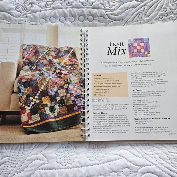 Quilt-Lovers Favorites Volume 8 American Patchwork & Quilting Hardcover Book - Picture 11 of 15